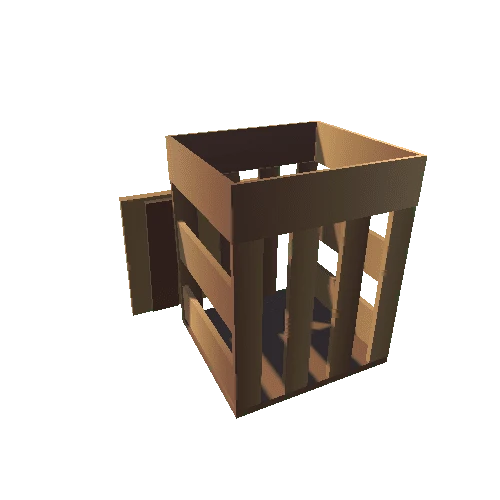 Tall Light Crate Leaned Lid